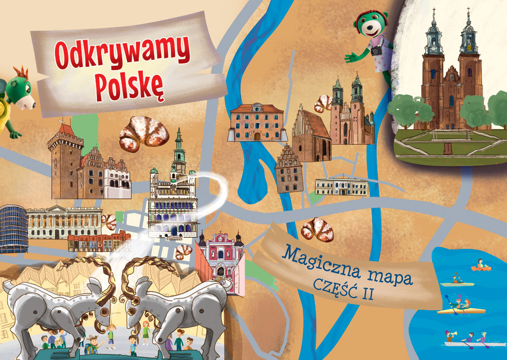 Odkrywamy Polskę mapa 