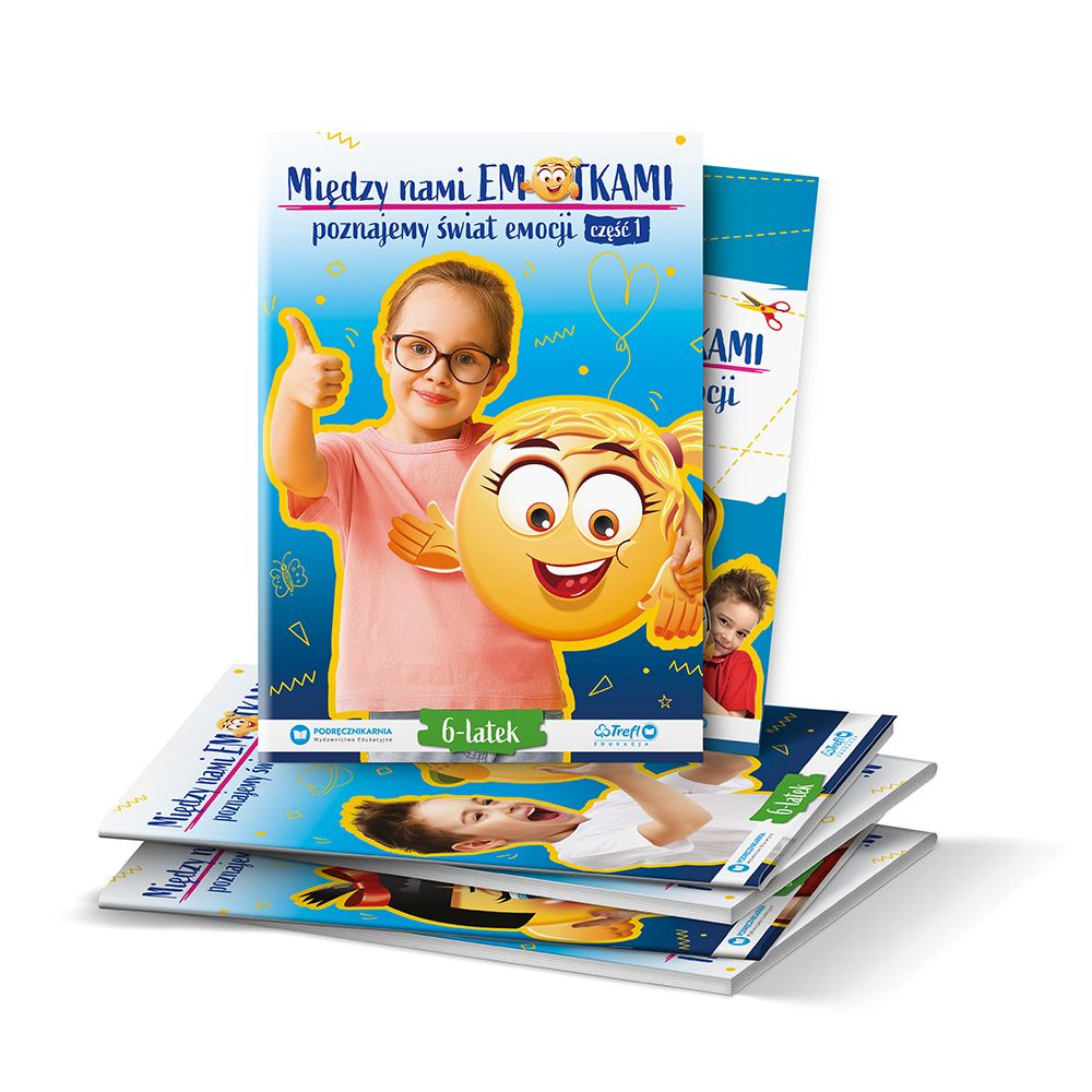 Między nami Emotkami. Poznajemy świat emocji. Sześciolatek
