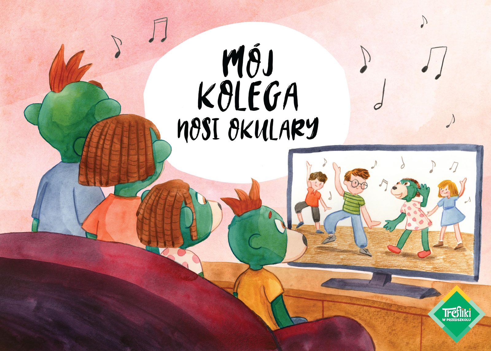 Mój kolega nosi okulary