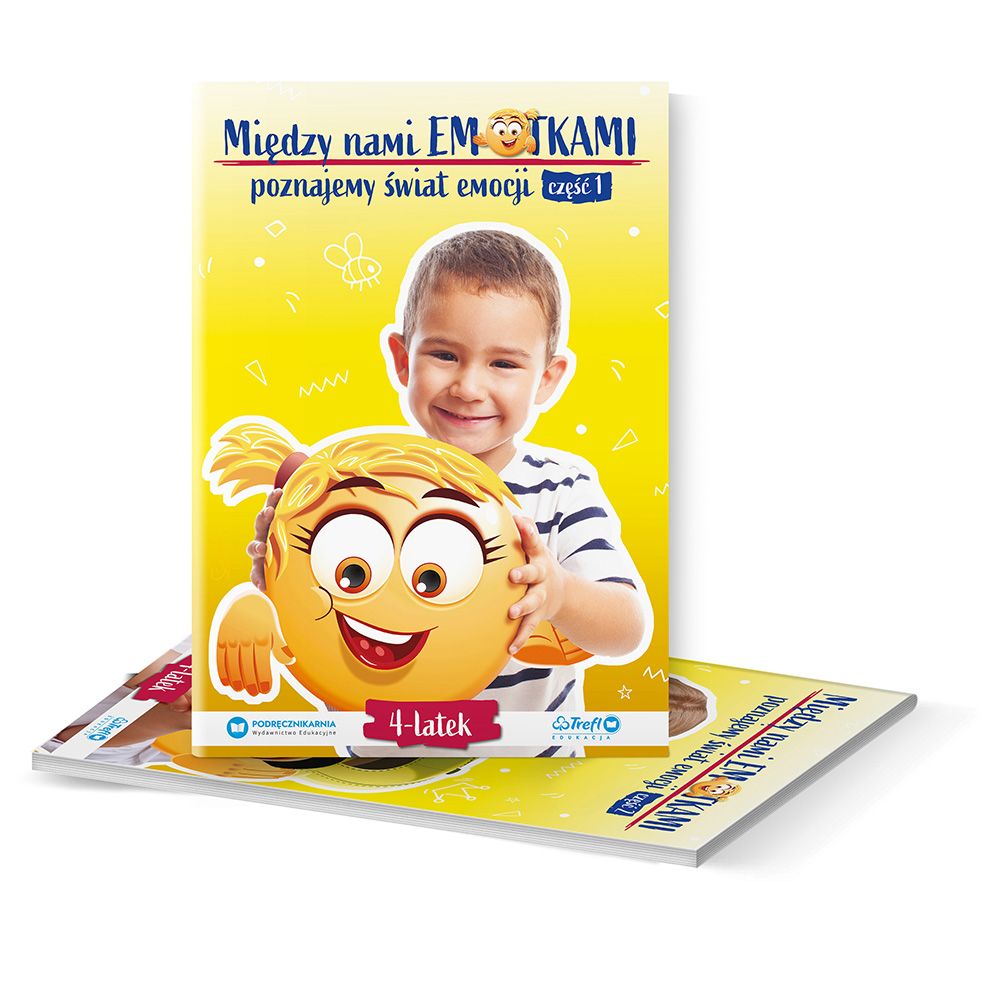Między nami Emotkami. Poznajemy świat emocji. Czterolatek