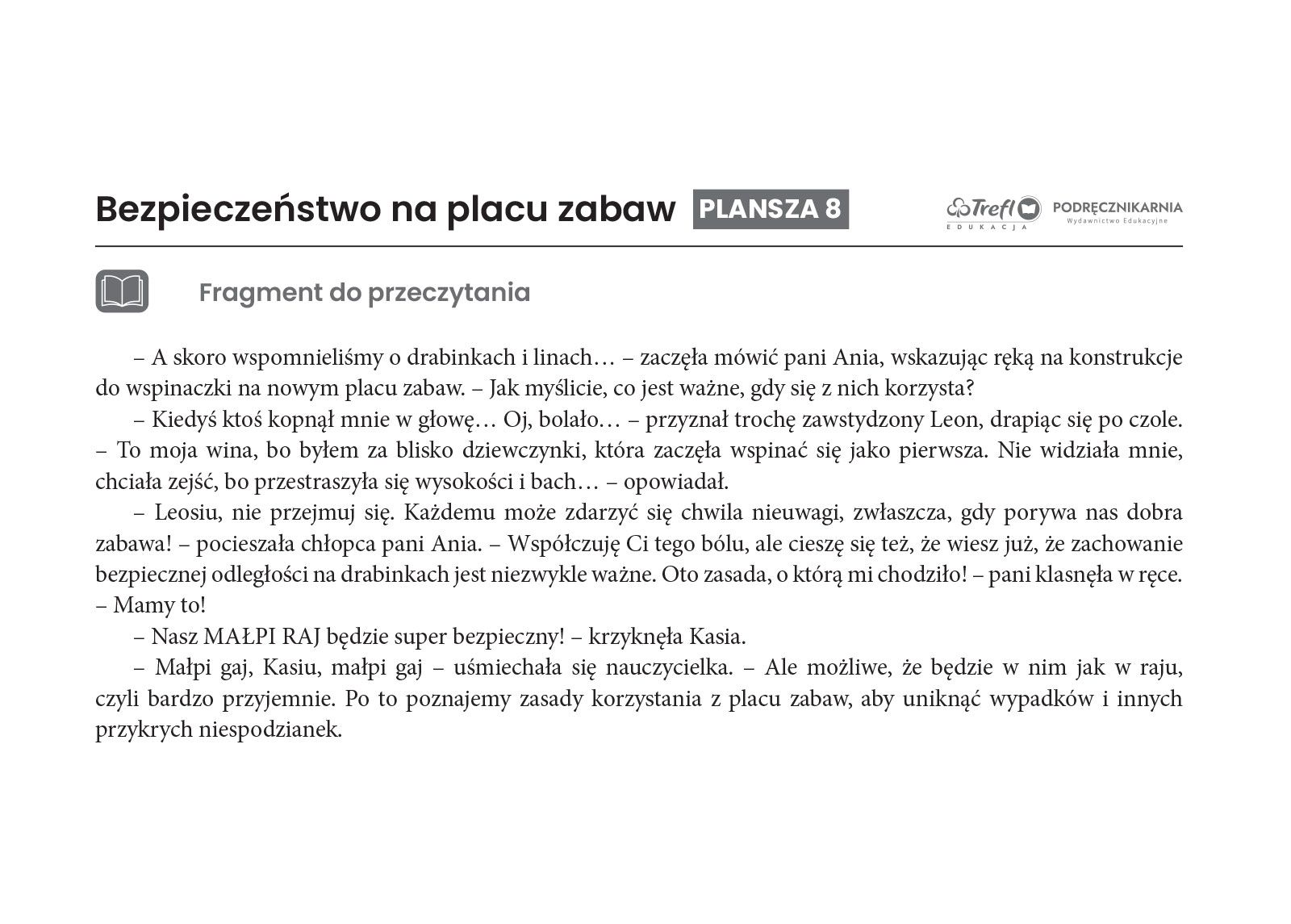 Bezpieczeństwo na placu zabaw 