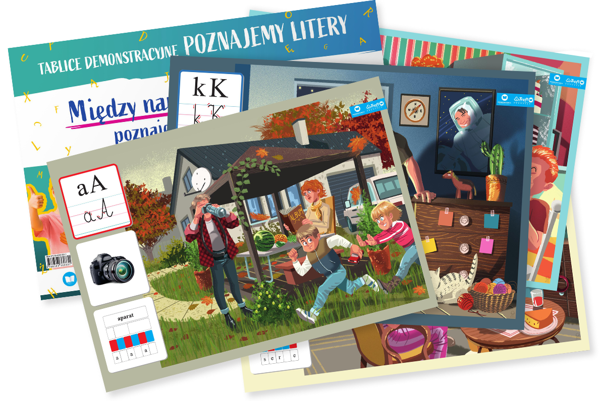 Tablice demonstracyjne. Poznajemy litery 