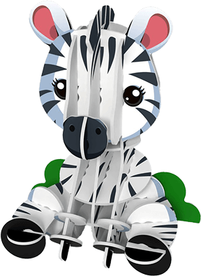 Zebra 3D – Zestaw Twórczy 