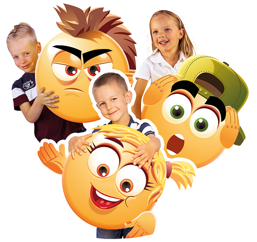 W serii „Między nami Emotkami. Poznajemy świat emocji” 