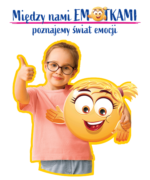 Między nami Emotkami. Poznajemy świat emocji. Sześciolatek